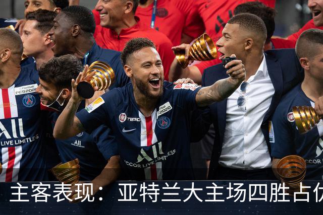主客表现：亚特兰大主场四胜占优