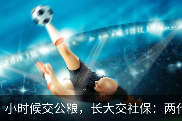 小时候交公粮，长大交社保：两代人的账，其实是一本账